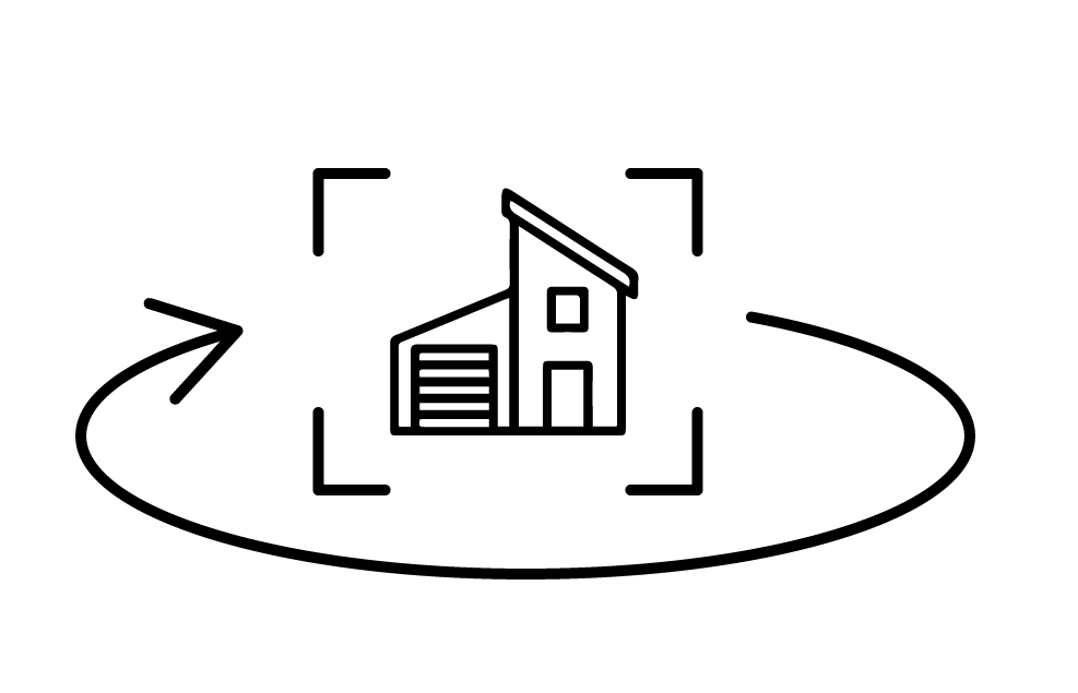 House in VR illustration